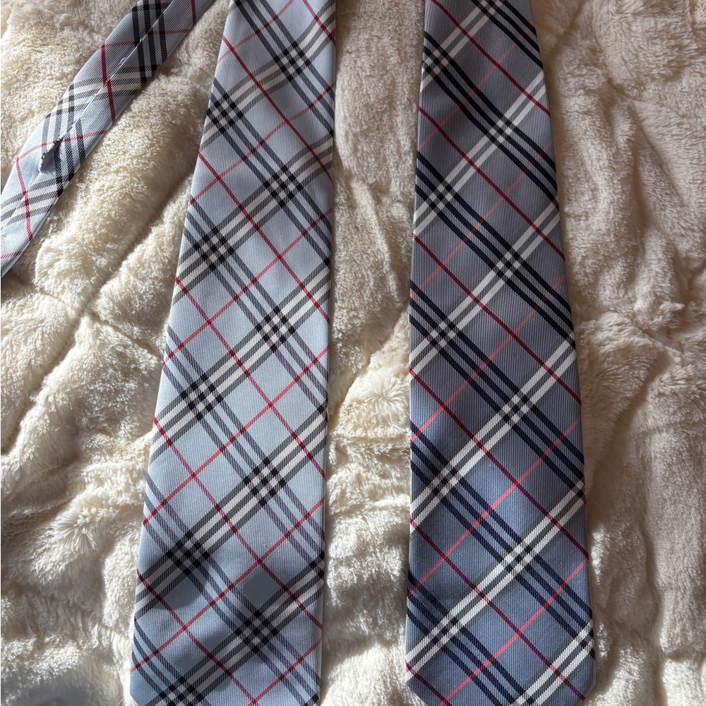 Burberry Plaid Tie set of 2